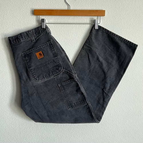 Carhartt B11 PTB blue work wear carpenter pants 33x32