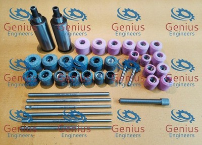 Honda Valve Seat Grinder Stone Thread 7/16'' + 2x Holder + 6x Pilot + 1x Dresser