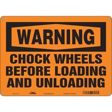 Condor 477F91 Safety Sign, 10 In Height, 14 In Width, Aluminum, Horizontal