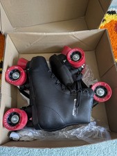 Chicago Youth Quad Roller Skates Black Size 3...