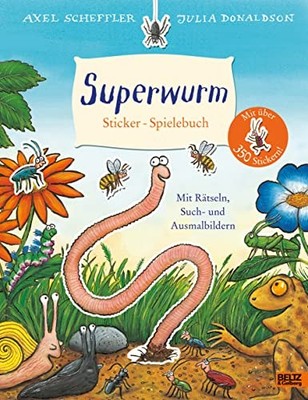Axel Scheffler  Superwurm. Sticker-Spielebuch: Mit Rätse (Paperback) (UK IMPORT)