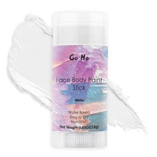 Go Ho White Face Body Paint Stick,Water Based Non-Toxic Face Painting 16 qty