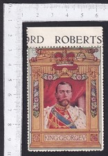 WW1 KING GEORGE V poster stamp