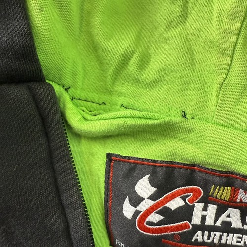 MARK MARTIN GO DADDY.COM NASCAR Jacket CHASE AUTHENTICS Mens XL Sewn Patches - Picture 6 of 14