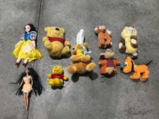 Minnie Mickey Mouse, Winnie The Pooh Vintage Disney lot plush Lot of 9