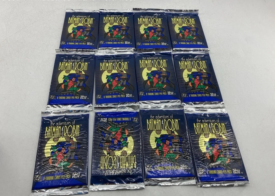 De colección Skybox Adventures of Batman & Robin 27 paquetes sellados tarjetas coleccionables con caja Foto 3 de 4