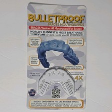 Bulletproof Braces Mouthguard World Thinnest Made with Kelvar 4X Stronger White