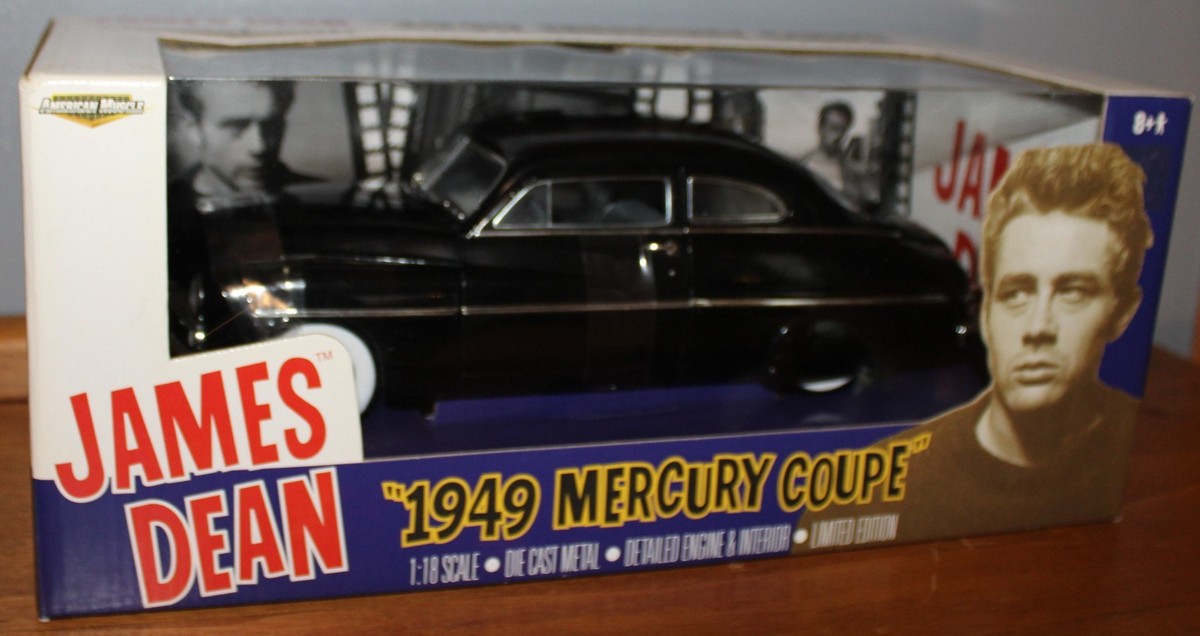 JAMES DEAN 1949 MERCURY COUPE AMERICAN MUSCLE 1:18 SCALE DIE-CAST