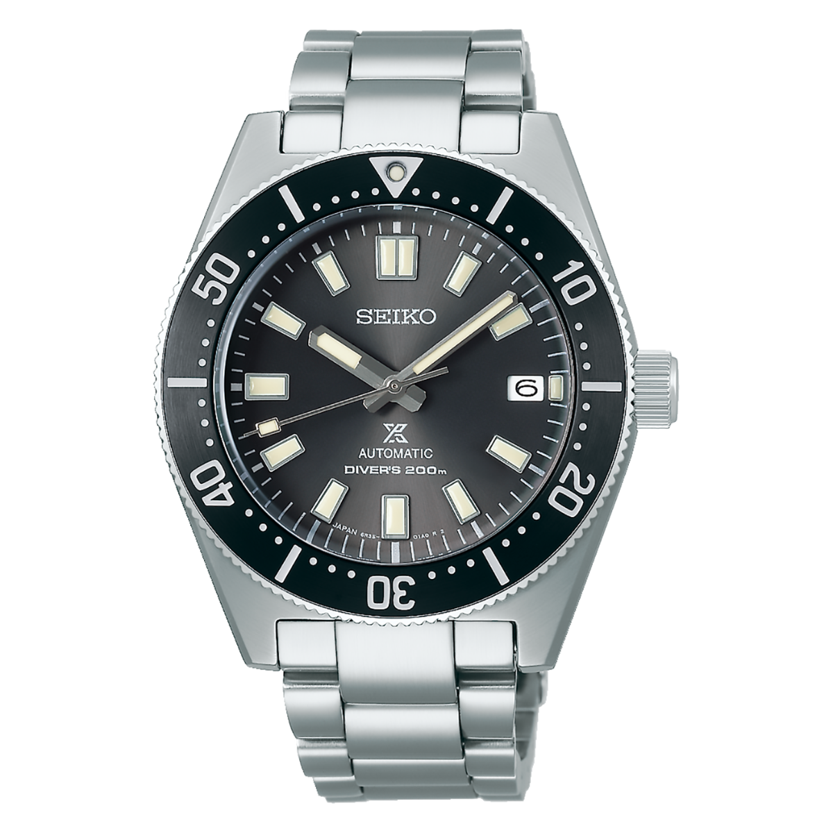 Seiko Prospex Orologio Reinterpretazione Historical Diver 1965 quadrante grig...