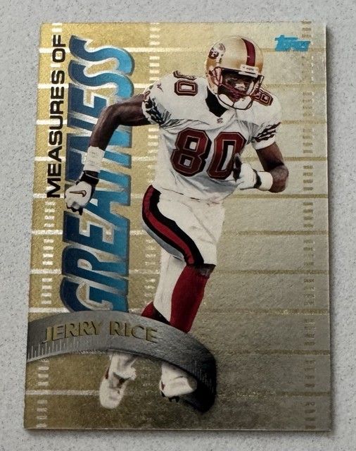 1998 Topps Measures of Greatness #MG3 Jerry Rice San Francisco 49ers