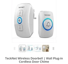 Tecknet Wireless Doorbell / new, box never opened