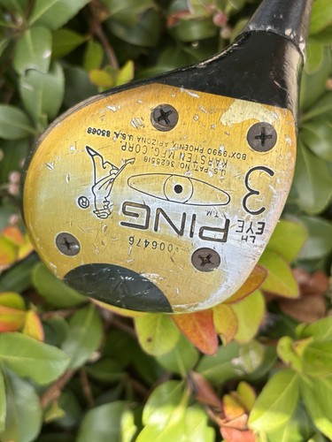 Vtg Ping Eye 2 Woods 1,3 & 5 Woods⭐️ZZ LITE Steel Shaft⭐️NICE Original Grips⭐️LH - Picture 7 of 20