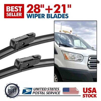 Top Lock Windshield Wiper Blades 28''+21'' Replacement For Ford Transit-250 15-21