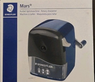 Staedtler Mars Desktop Bleistiftspitzer mit verstellbarem Anspitzwinkel für