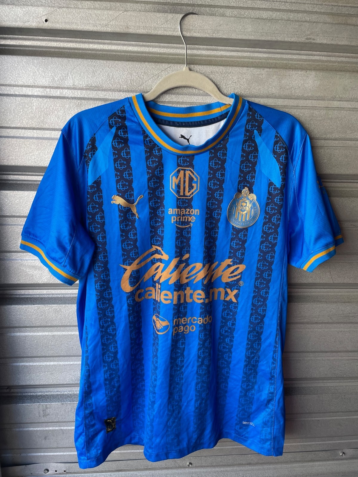 Chivas Del Guadalajara 2026 Alternate Blue Soccer Kit Jersey Men's L Mexico