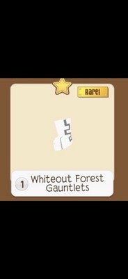 Whiteout Forest Gauntlets Rare In-Game Item - Digital Collectible Collectibles