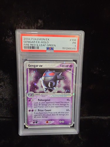 Gengar ex graded PSA 1 for sale on eBay