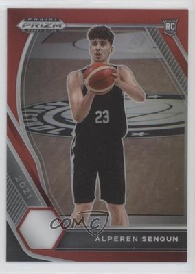 2021-22 Panini Prizm Draft Picks Red 84/299 Alperen Sengun #42 Rookie RC lu0