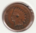 US Rare Old West 1905 Indian Head Penny Coin American Collection Shield Cent USA