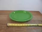FIESTA LARGE serving bistro PLATTER OVAL GREEN 11 1/2"