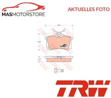 SATZ BREMSBELÄGE BREMSKLÖTZE HINTEN TRW GDB1578 A FÜR AUDI A2,8Z0 1.6 FSI