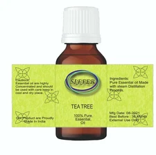 Siffer Tea Tree Essential Oils for Skin, Hair, Face, Acne Care,100% Pure,Natural