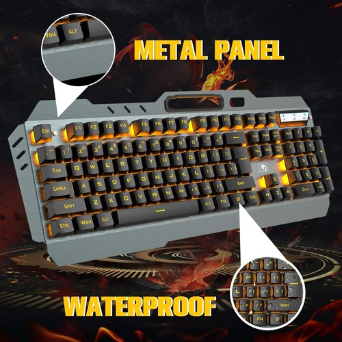 XINMEING K680 Wireless Rechargeable Keyboard Mouse Set with LED Backlit 3800mAh - Picture 3 of 33