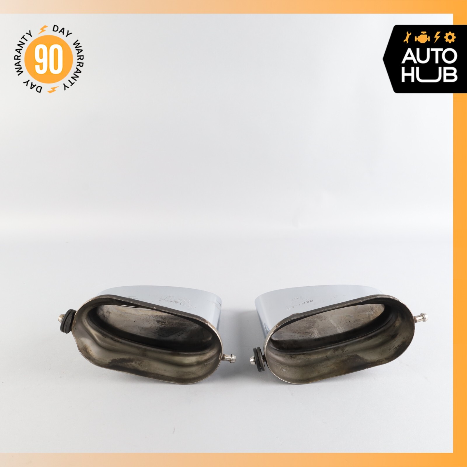 Bentley Continental GTC GT Exhaust Muffler Tips Left and Right Set OEM 63k