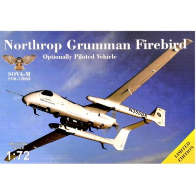 SOVA-M SVM 72002 aircraft model kit Scale 1:72 Northrop Grumman Firebird OPV
