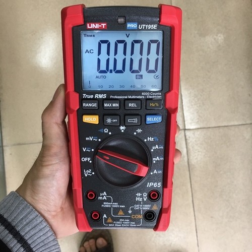 UNI-T UT195E TRMS Digital Industrial Multimeter Analog AC DC LOZ ACV Tester IP65 - Picture 9 of 18