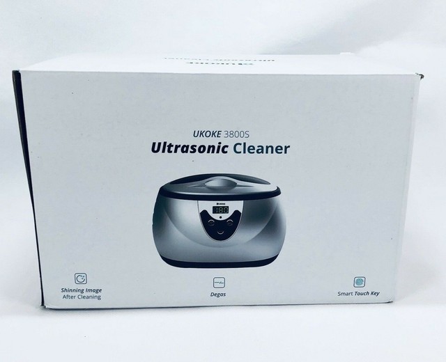 Ukoke UUC06S Ultrasonic Cleaning and Care Cleaner with Timer Ring for