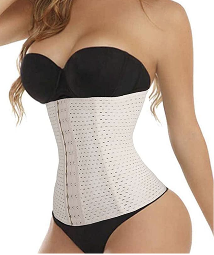TINGSU Women's Tummy Slimming Shapewear Breathable Girdle Waist Training Cincher - Picture 3 of 9