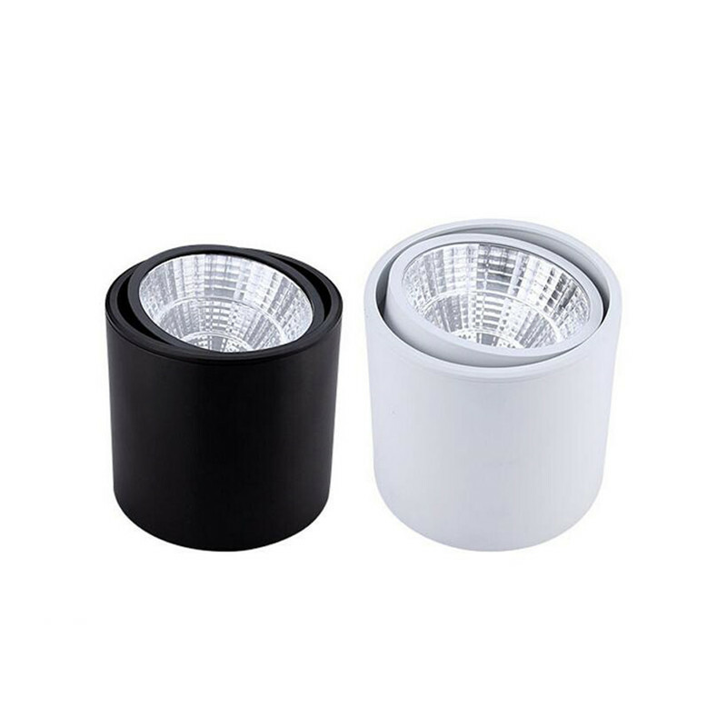 Plafonnier LED encastrable noir intensité réglable 15W