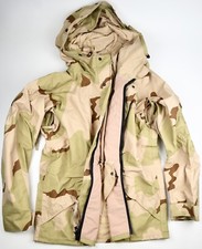 USGI Cold Wet Weather Gen 1 ECWCS Desert Goretex Parka - Medium-X-Short