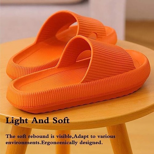 Pillow Slippers Slides AntiSlip Sandals Ultra Soft Cloud Shower Home