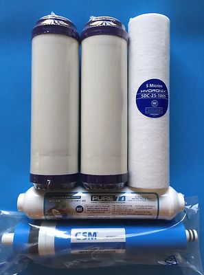 WATTS REVERSE OSMOSIS 5 STAGE ANNUAL REPLACEMENT FILTER PACK 35 GPD WELL WATER