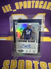 Cameron McGrone Rookie Ticket AUTO 2021 Panini Contenders Optic Silver Patriots