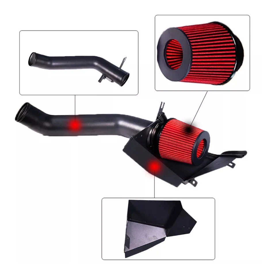 aFe 51-12202 admisión de aire frío para seco 13-19 BMW M2/M135i/M235i/335i/435i N55 Foto 2 de 3