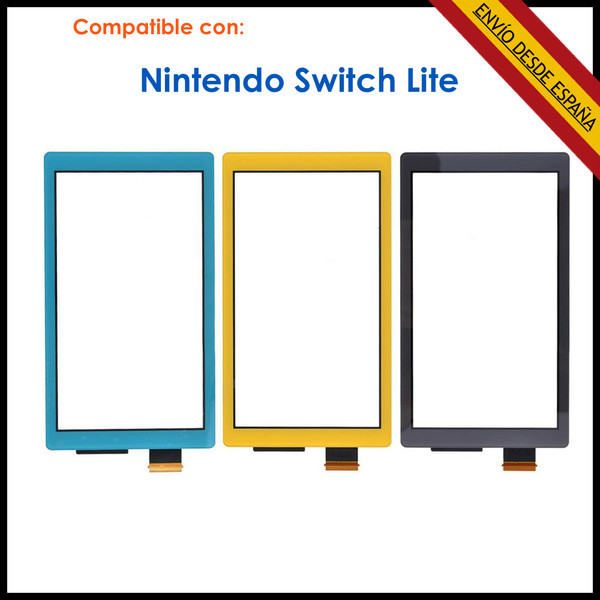PANTALLA TACTIL PARA CONSOLA NINTENDO SWITCH LITE DIGITALIZADOR REPUESTO CRISTAL
