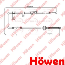 Fits Land Rover Freelander 1.8 2.0 TD4 Hand Brake Cable Rear Right Howen