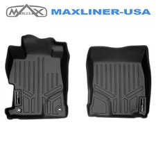 SMARTLINER Custom Fit Floor Mats 1st Row Liner Set 2012-2015 Civic Sedan Hybrid