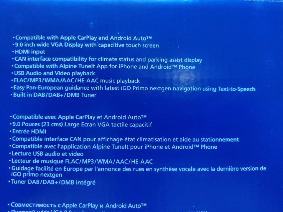 Alpine INE-F904DC Halo9 1-DIN Navi, 9'' Touchscreen, DAB+, CarPlay, Android Auto - Bild 4 von 4