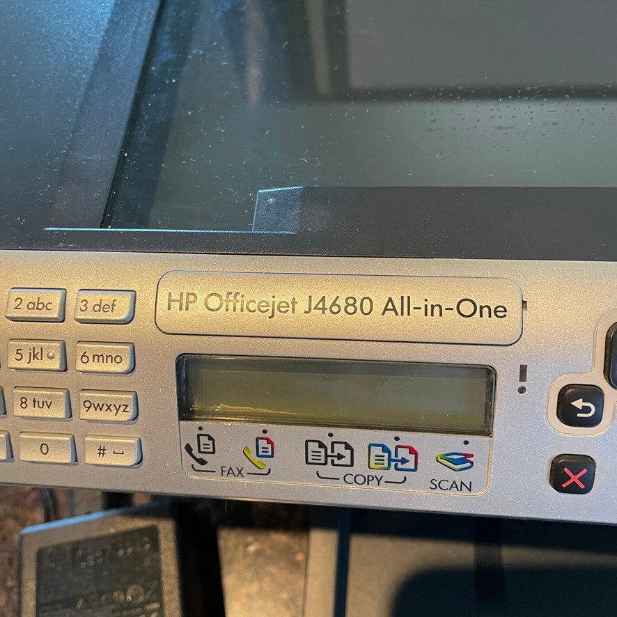 HP OfficeJet J4680 AllInOne Inkjet Printer 884420751557 eBay
