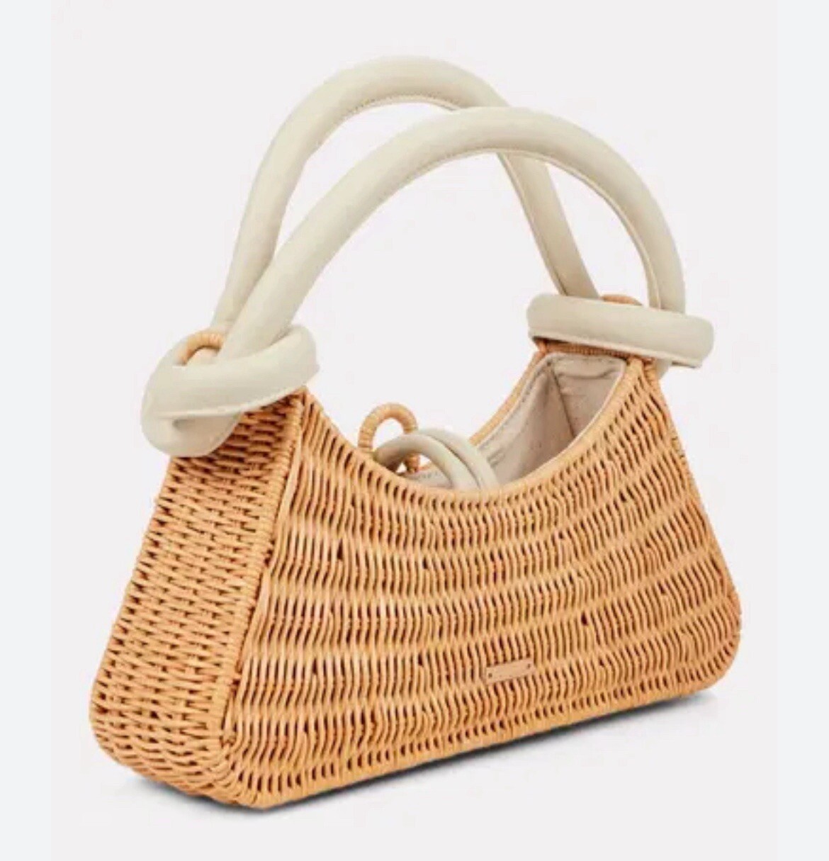 Cult Gaia Rhea Rattan Bag