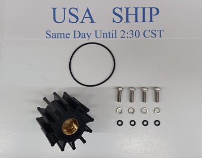 Sea Water Pump Threaded Impeller Repair Kit Replaces Volvo Penta 21700445