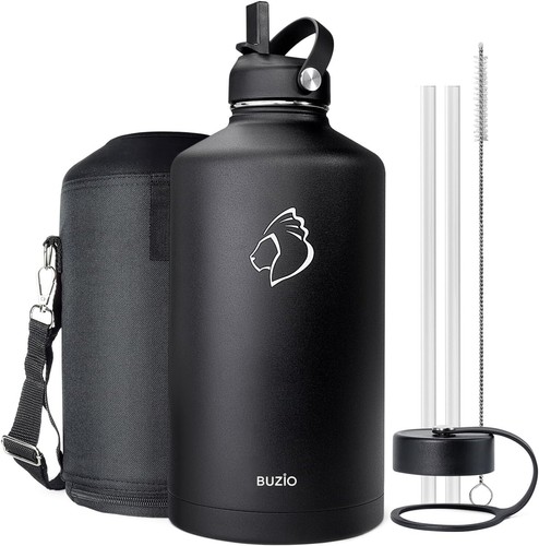 1 Gallon Insulated Water Jug - 128oz Stainless Steel Thermo Mug for Active Life