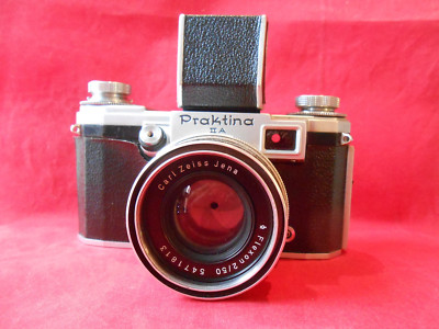 PRAKTINA II A Spiegelreflexkamera mit Objektiv Carl Zeiss Jena Flexon 2/50