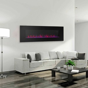 42 Large Electric Wall Mount Fireplace 3d Flame Heater With