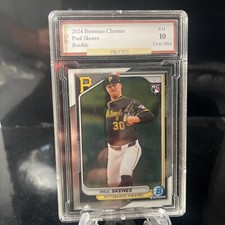 2024 Bowman Chrome Paul Skenes Green Mojo Refractor #31 card
