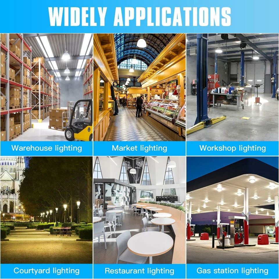 Bombillas LED Maíz 200W Reemplazan 1000W MH/HPS Almacén Alta Bahía Lámpara E39 5000K Foto 4 de 4